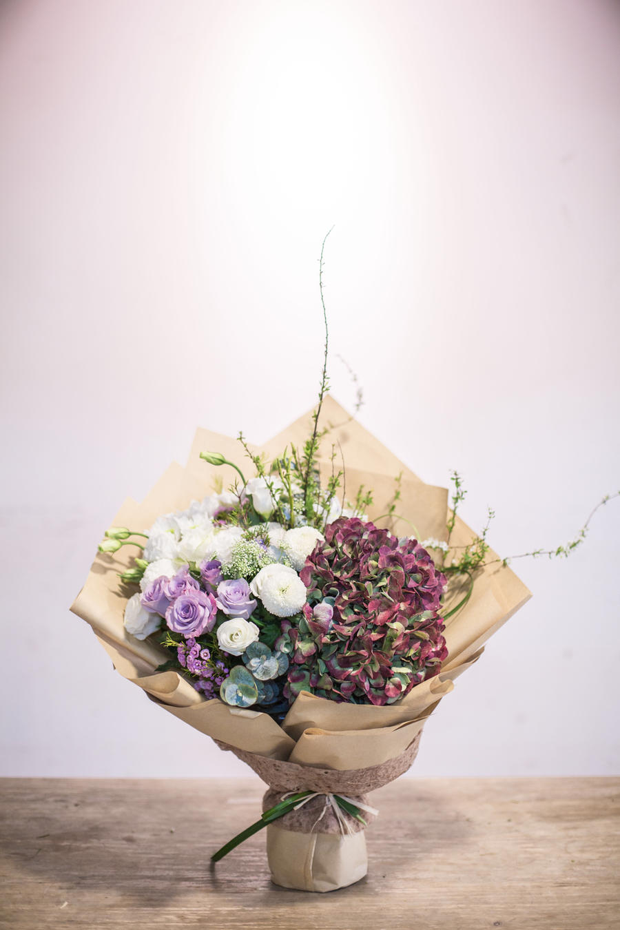 韩式单面小清新花束