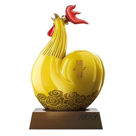 国窖1573 春酿 金鸡啼祥 5L（黄）2017浓香朝圣 封藏大典  泸州老窖官方旗舰店 商品图1