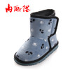内联升  冬季童鞋 老字号北京布鞋高帮儿童保暖雪地靴5507C 商品缩略图0