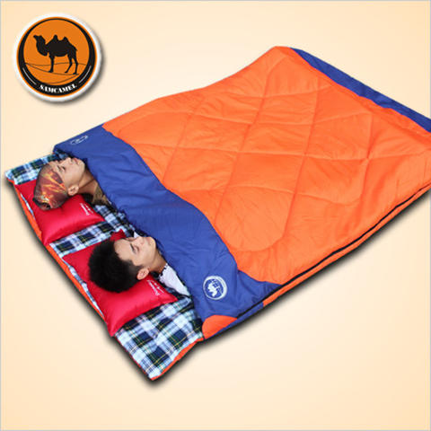 【户外】骆驼CS022-1 双人睡袋 三合一户外成人露营野营睡袋 商品图0