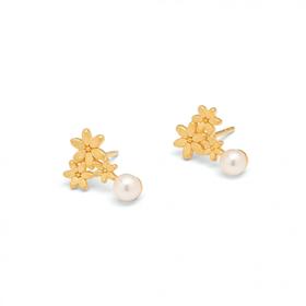 订购8周到｜BERND WOLF-Triflori-珍珠 耳环［德国设计师］