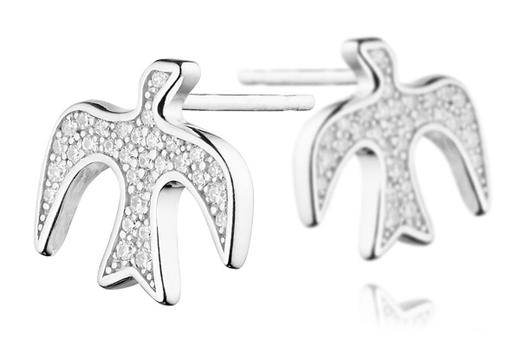 北京仓｜NINA RICCI-Envolée Dove-耳环（银色）［法国设计师］ 商品图1