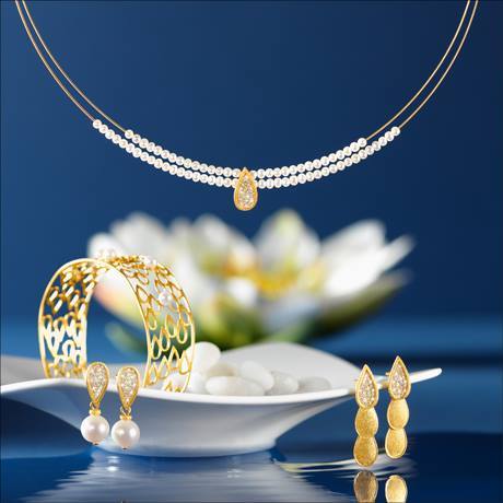 订购 9月30日到｜BERND WOLF-Tau-珍珠 项链［德国设计师］ 商品图0