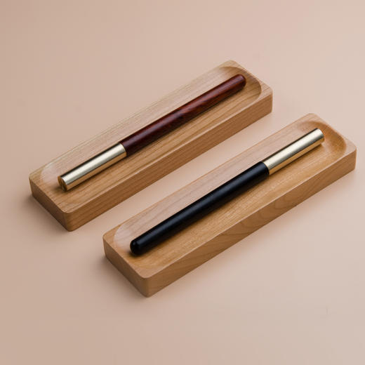 黄铜实木钢笔 | 稀木，镀金，可定制 商品图3