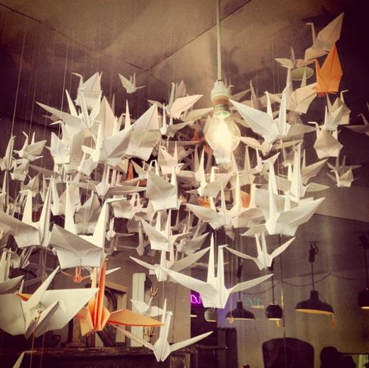 北京仓｜ORIGAMI-Crane-千纸鹤 项链（毛衣链）［法国设计师］ 商品图1