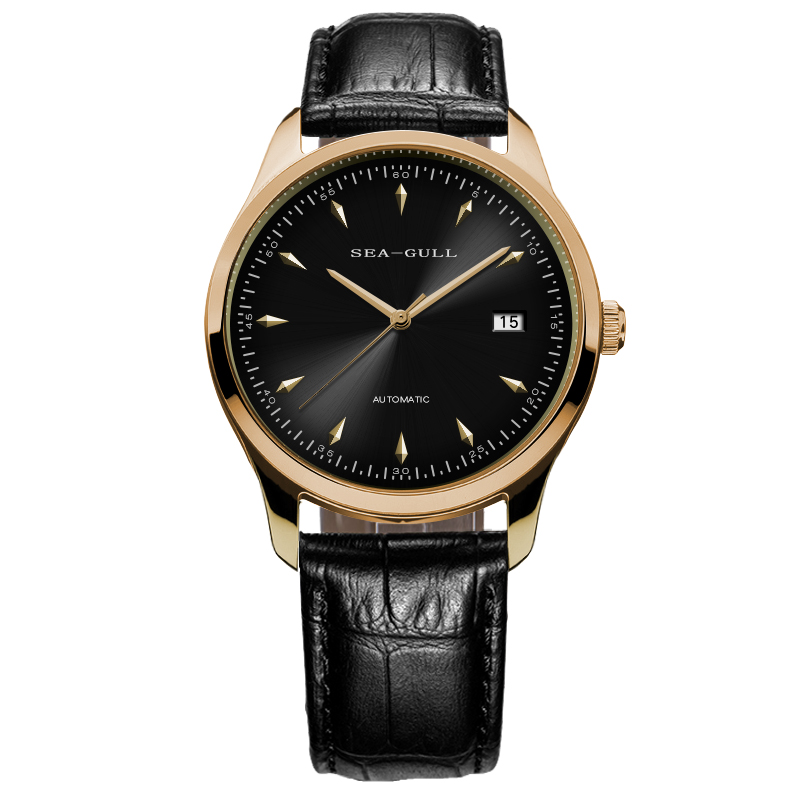 海鸥畅销款大三针单历自动机械男表D519.447