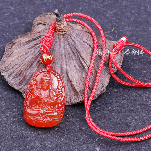 【小儿红玛瑙本命佛挂坠】 商品图1
