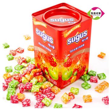原装进口瑞士糖混合水果口味软糖罐装550g 过年必备 送礼佳品