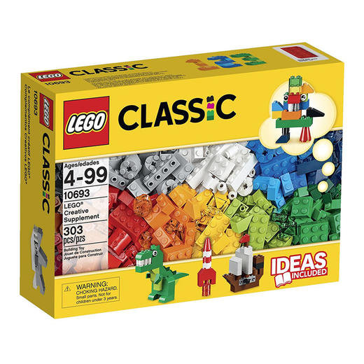 LEGO 10693 乐高经典创意玩具盒补充装303片 商品图0