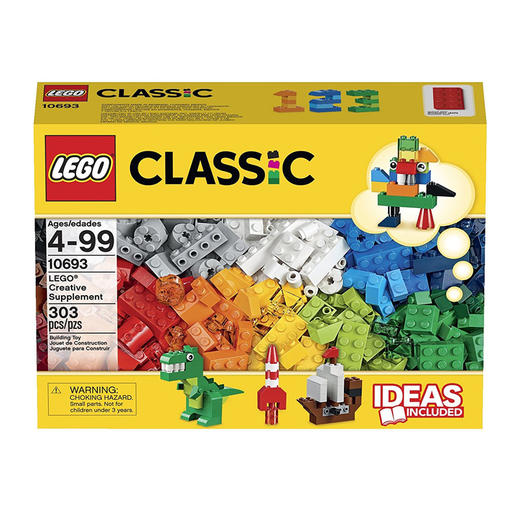 LEGO 10693 乐高经典创意玩具盒补充装303片 商品图1