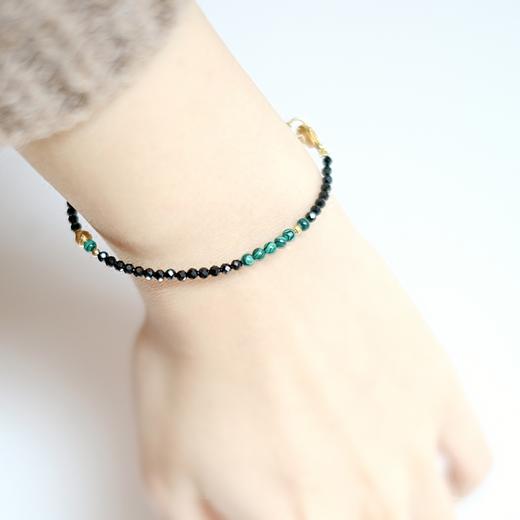 金灿灿配珠寓意六六大顺大吉细小系列手链 商品图2