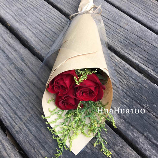 小心意D丨1朵、2朵、3朵玫瑰小花束/礼盒（10份起送，量多优惠） 商品图5