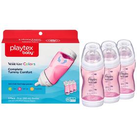 属鸡的宝贝必备！Playtex 倍儿乐 VentAire 防胀气奶瓶3个装