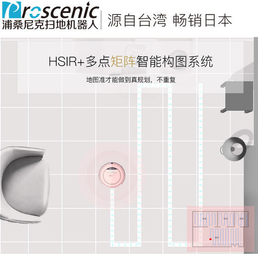 Proscenic Swan S 天鹅扫拖地机器人  商品图2