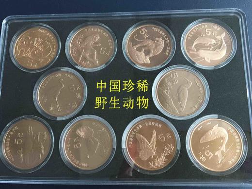 中国珍稀野生动物纪念币套币（10枚全） 商品图1