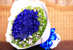 天空之城-蓝色妖姬玫瑰-全国鲜花速递同城鲜花店配送生日花北京上海杭州广州深圳订花送花