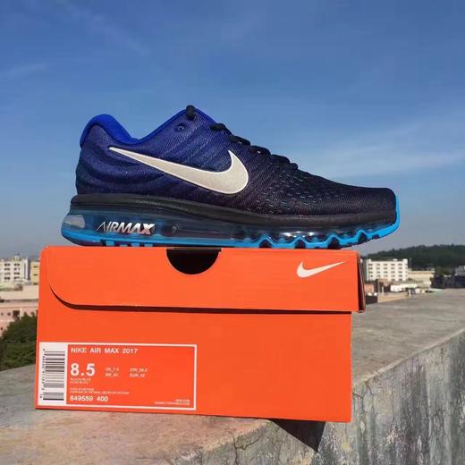 耐克nikeairmax2017全掌气垫酷黑849560001原厂双气垫注控03830