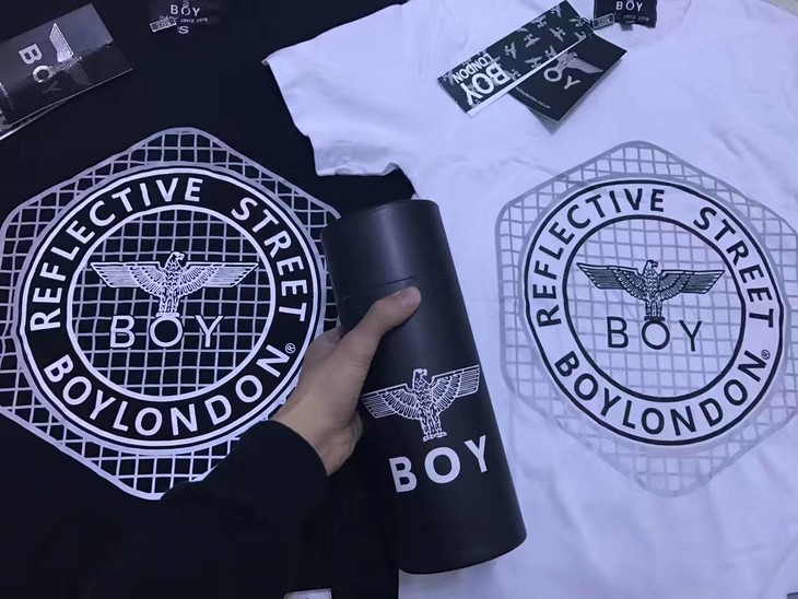 boylondon反光大老鹰夜店泡吧神器幻隐幻现夏日短t圆