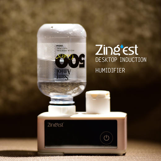 ZingEST“映”小型空气矿泉水瓶加湿器迷你办公室大容量大雾量加湿器 商品图0