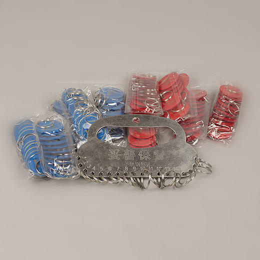 不锈钢钥匙盘锁匙挂牌仓库宿舍宾馆酒店大钥匙牌板圈环串