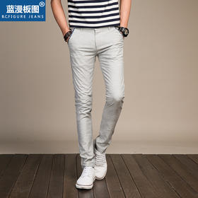 【服饰鞋包】男装休闲裤修身弹力小直筒春季新款韩版男式休闲裤子