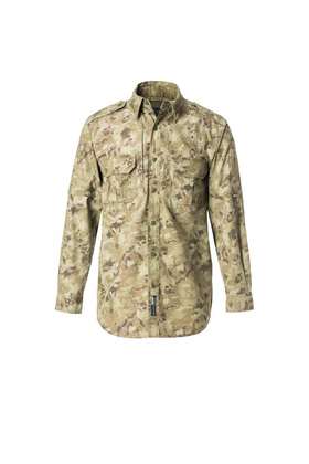 春秋款作训服上衣-高精密加固经纬线格子布-定制款沙漠迷彩