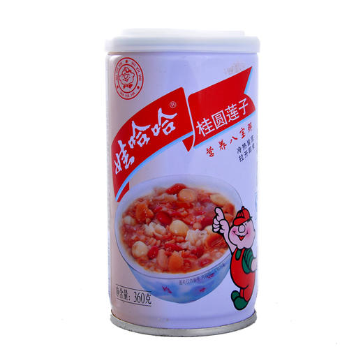 【百汇到家】娃哈哈桂圆莲子八宝粥360g/听   八宝粥 【12听/箱】 商品图0