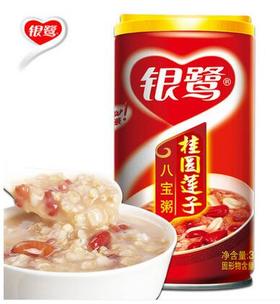 【百汇到家】银鹭桂圆莲子八宝粥 360g罐装 12罐/箱