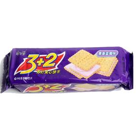 【百汇到家】康师傅3+2苏打鲜果蓝莓味饼干125g