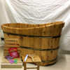 泡澡木桶1.2米-双边无盖1200X650X650 商品缩略图0