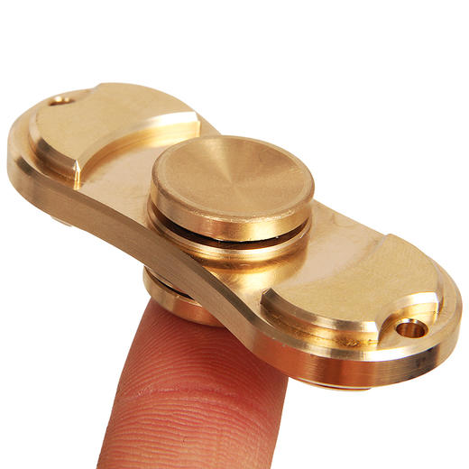 美国EDC Hand spinner指尖螺旋 手指尖陀螺 Torqbar Brass精密纯铜 商品图0