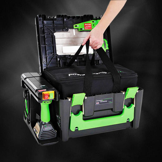 POWER8WORKSHOP 18V锂电家用台锯 魄力8组合工具套装【D】 商品图1