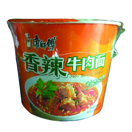 【百汇到家】康师傅 香辣牛肉面 108g/桶 方便面 商品图0
