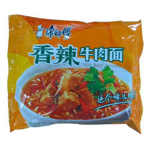 【百汇到家】康师傅 香辣牛肉面102g/袋 方便面 商品图0
