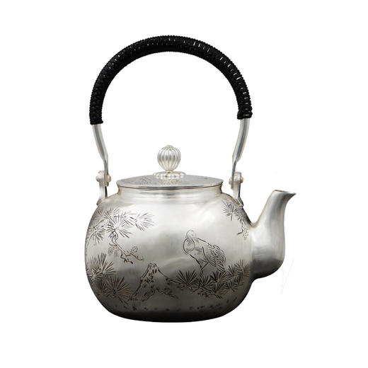 银器-茶壶-纯手工银壶 商品图1