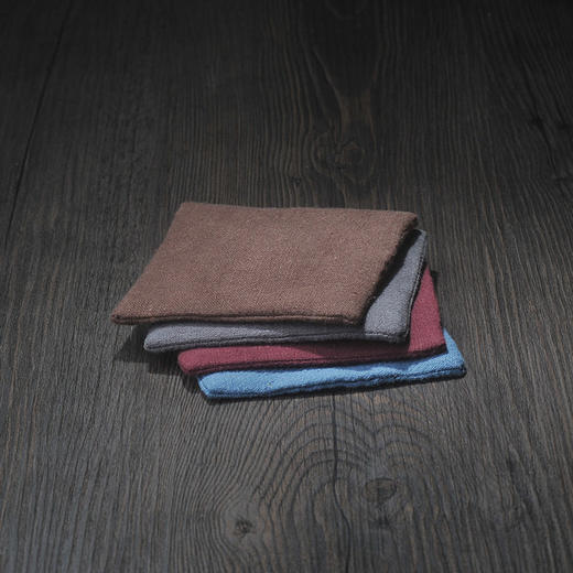 【布艺杯垫】茶道配件 防滑易清洁 四色可选 10cm*10cm 商品图0