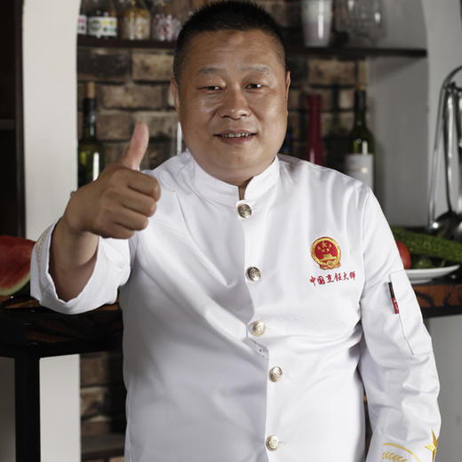 中国烹饪大师服 厨师服 （黑色/白色）几件促销！ 商品图0