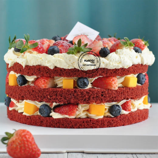 红丝绒裸蛋糕b款提前一天预定