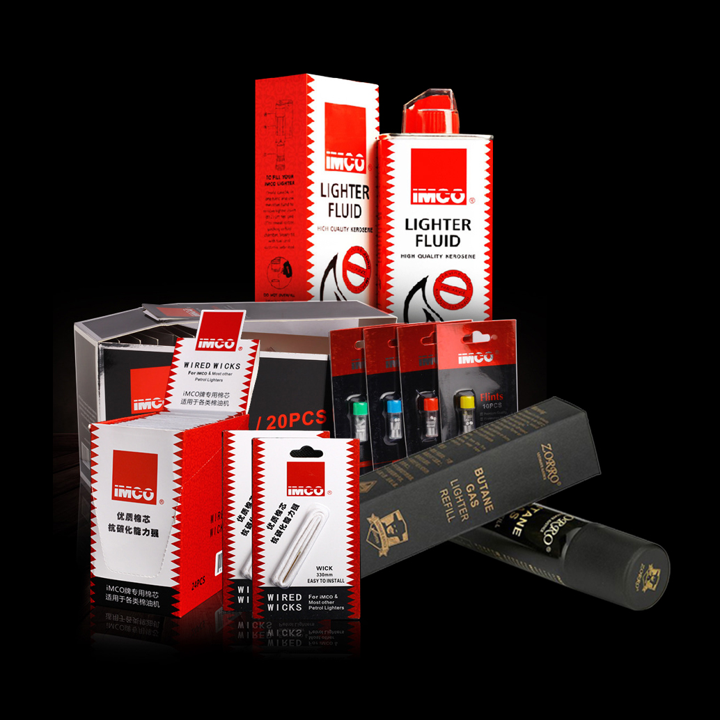 打火机专用耗材 配件 IMCO打火机油 火石 棉芯 专用配件套装