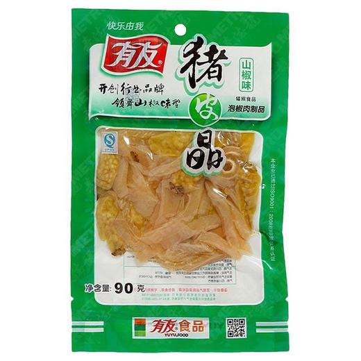 【百汇到家】有友山椒猪皮晶90g 商品图0