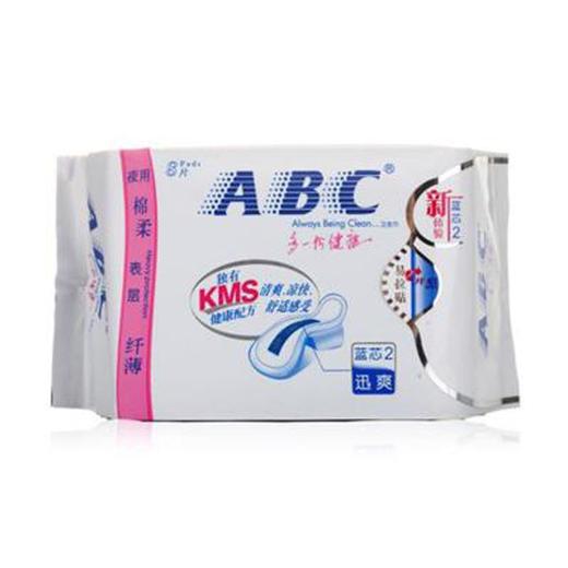 【百汇到家】ABC纤薄绵柔夜用卫生巾k12 商品图0