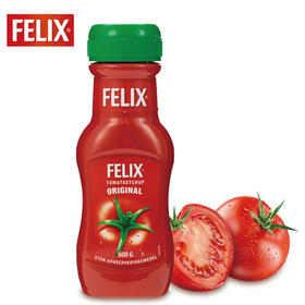 瑞典进口菲力斯原味番茄酱 500ml Felix Original Ketchup 500ml