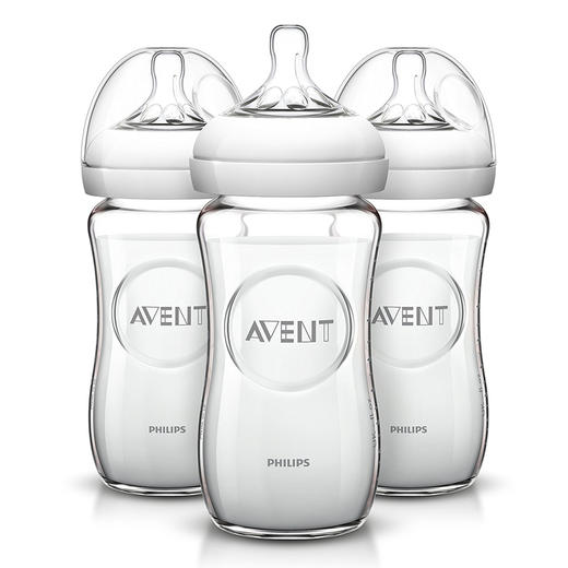 史低价！Philips飞利浦 AVENT 新安怡 Natural 自然原生系列 玻璃奶瓶8 oz 商品图0