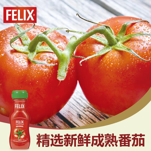 瑞典进口菲力斯原味番茄酱 500ml Felix Original Ketchup 500ml 商品图3