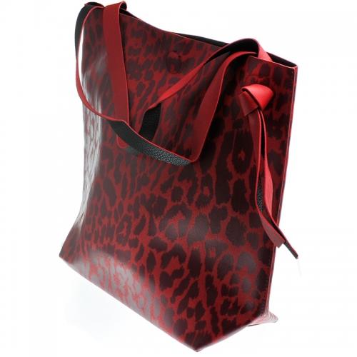 esteelauder 雅诗兰黛时尚大包单肩包手拎包(1个)红色豹纹