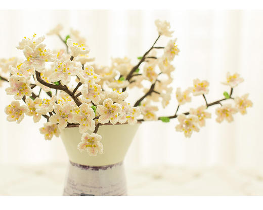 sa143苏苏姐家钩针爱之花樱花教程