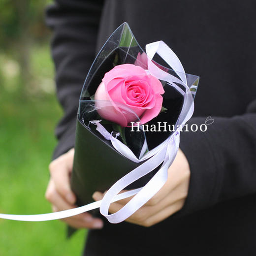 小心意D丨1朵、2朵、3朵玫瑰小花束/礼盒（10份起送，量多优惠） 商品图0