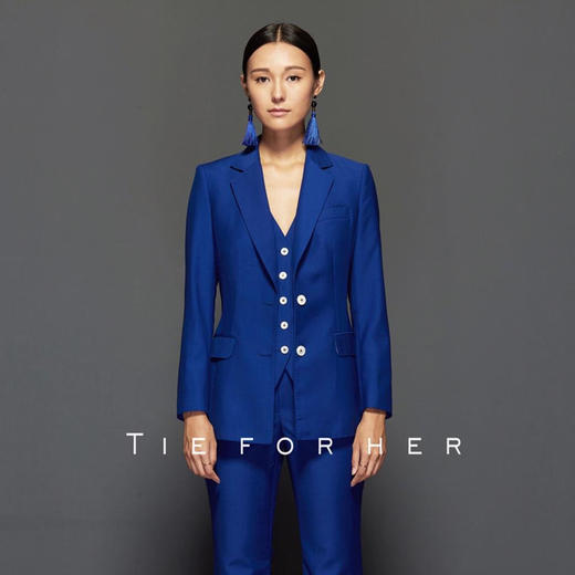 TF013 宝蓝色单排西装 商品图2