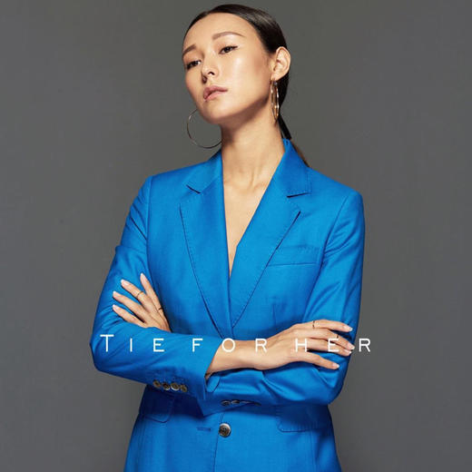 TF012 天蓝色单排西装 商品图1