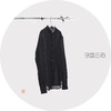 子皿三石 设计师原创 新中式男装 如意黑色大麻立领衬衣 商品缩略图1